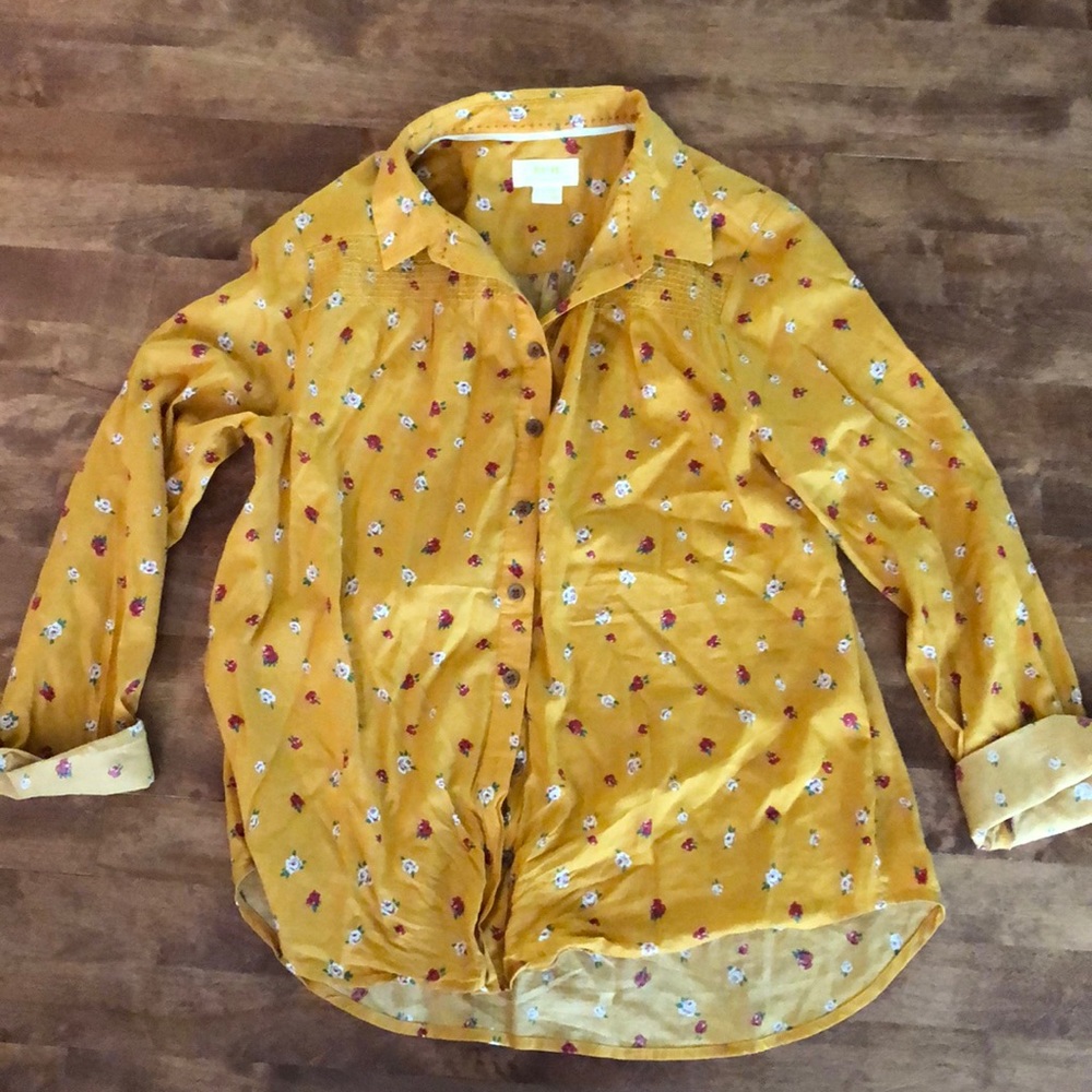 Beautiful Anthropologie long sleeve blouse